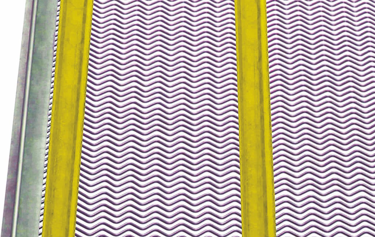 Poly Wave Harp Screen